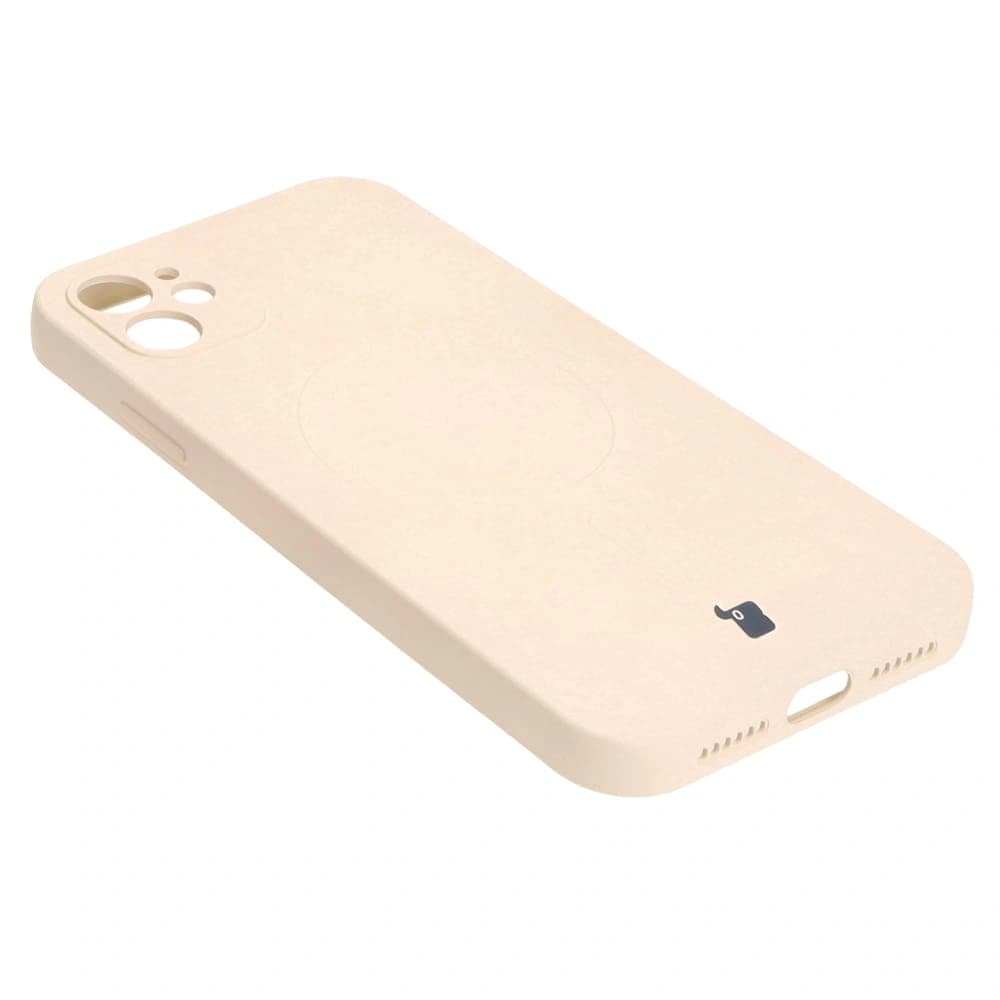 Bizon Case Silicone Magnetic Apple iPhone 11 beige - 4