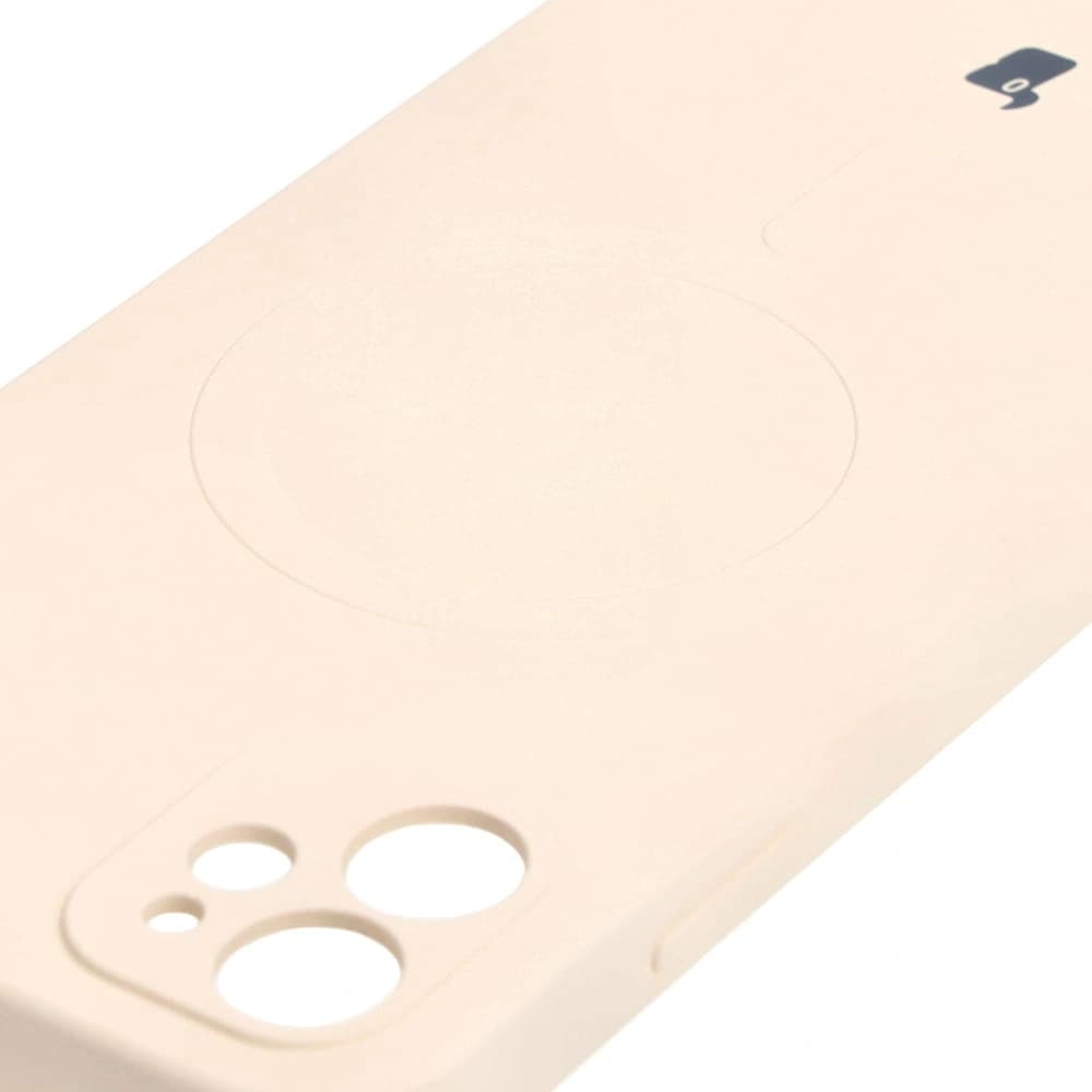 Bizon Case Silicone Magnetic Apple iPhone 11 beige - 5