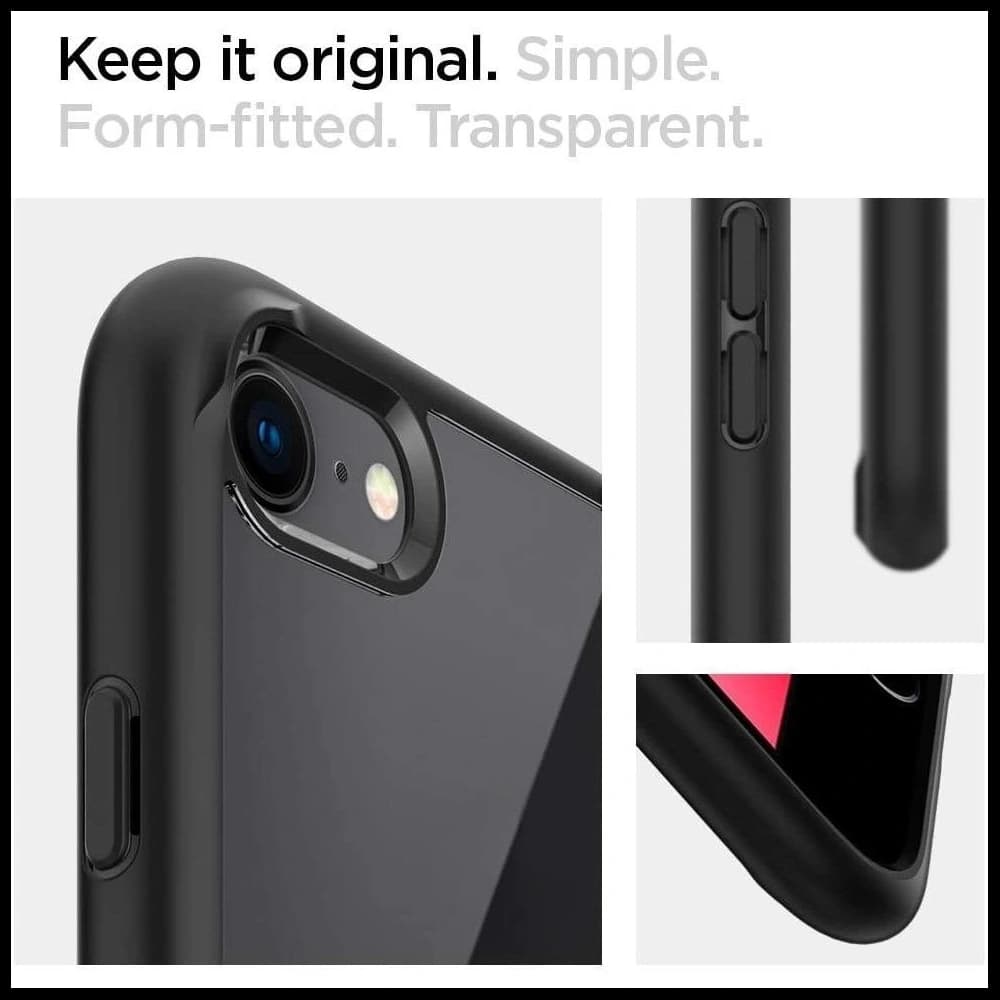 Etui Spigen Ultra Hybrid Apple iPhone SE 2022/SE 2020/8/7 Negru - 2