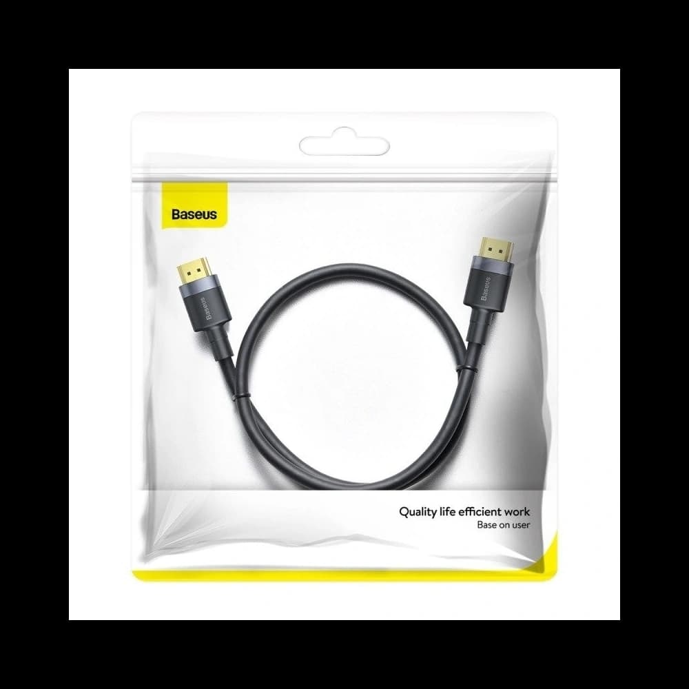 Kabel Baseus Cafule 4KHDMI do 4KHDMI 1m Černý - 7