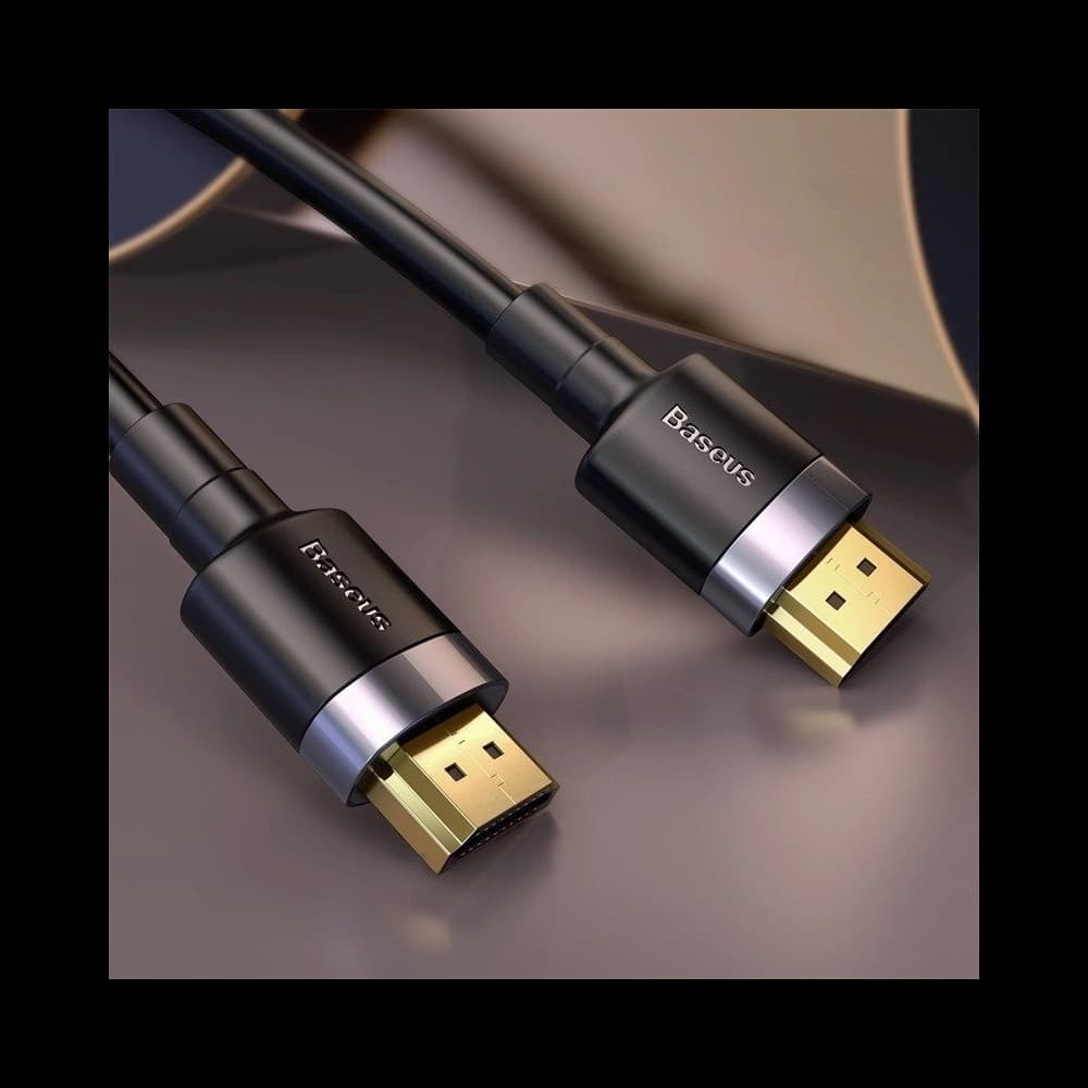 Kabel Baseus Cafule 4KHDMI do 4KHDMI 2m Černý - 5