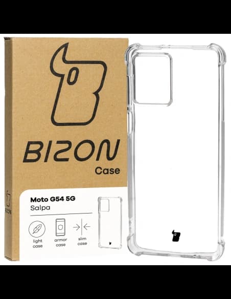 Bizon Case Salpa Motorola Moto G54 5G clar