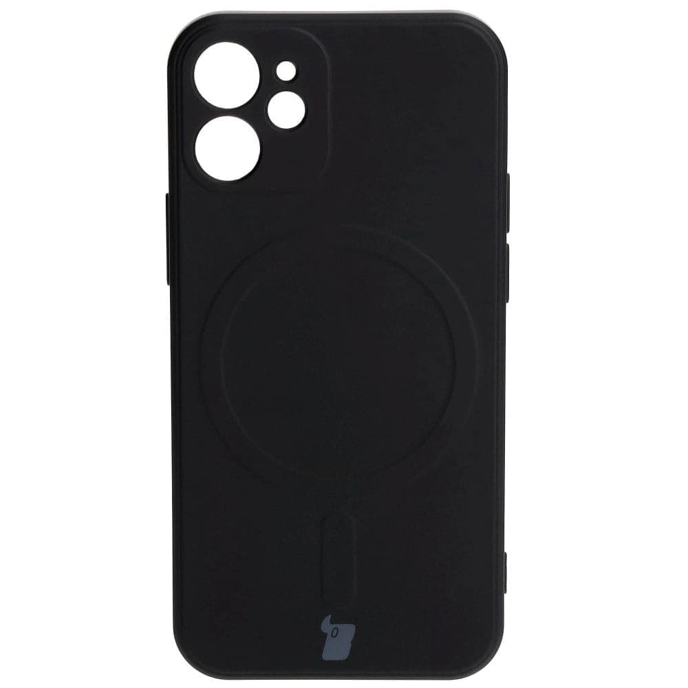 Bizon Case Silicone MagSafe Sq Apple iPhone 12 Mini black - 2