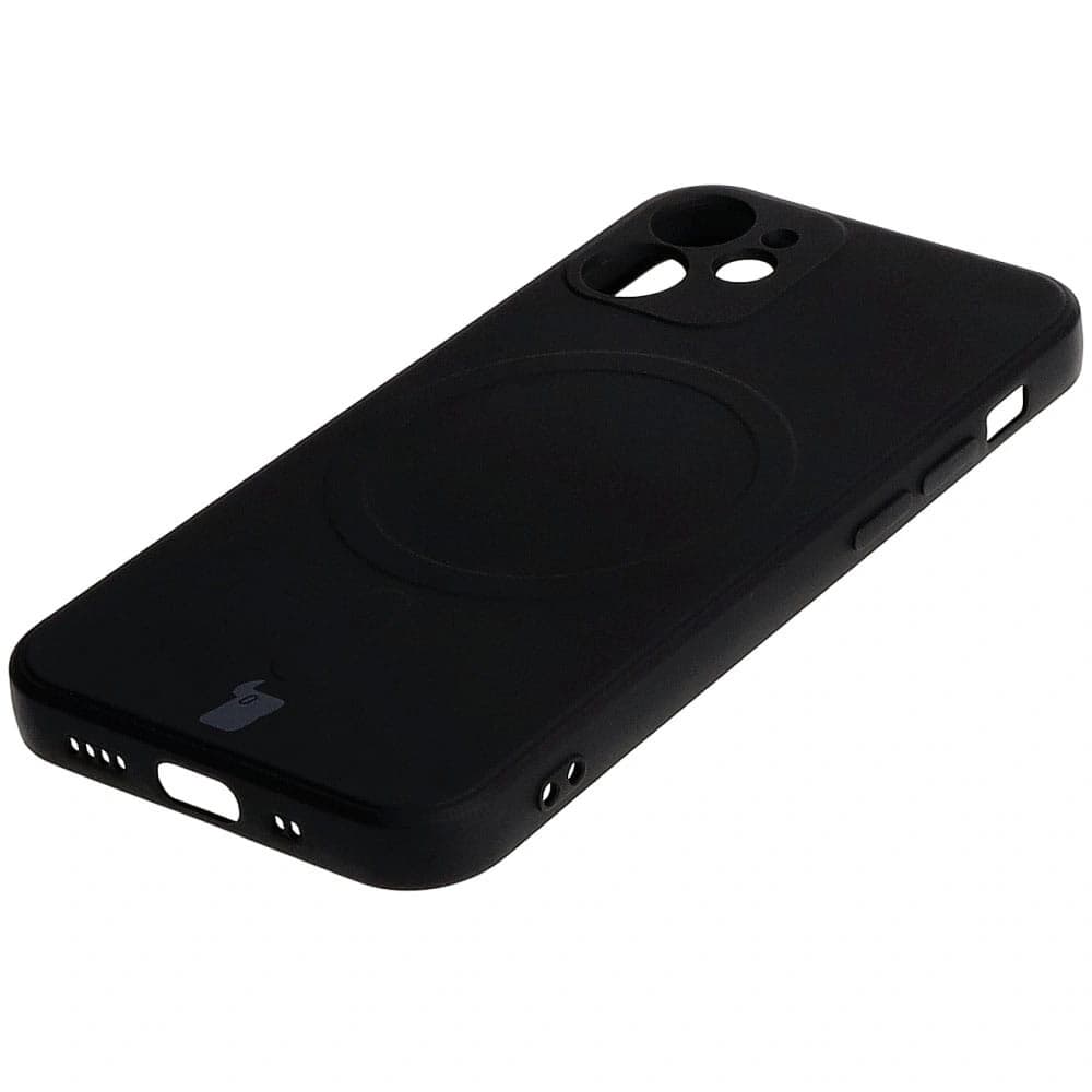Bizon Case Silicone MagSafe Sq Apple iPhone 12 Mini black - 3