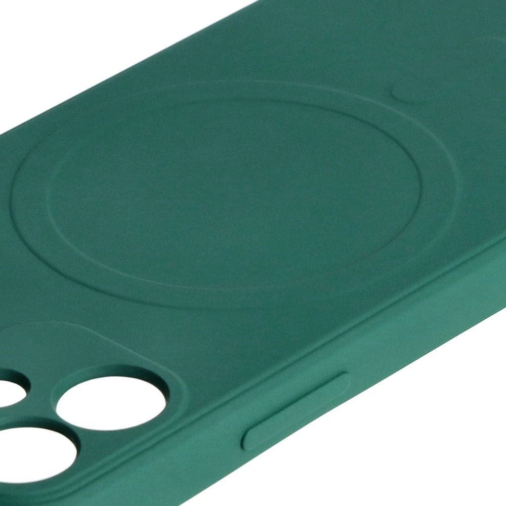 Bizon Case Silicone MagSafe Sq Apple iPhone 12 Mini dark green - 5