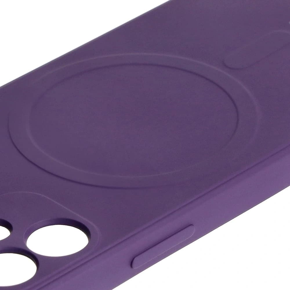 Bizon Case Silicone MagSafe Sq Apple iPhone 12 Mini plum - 5