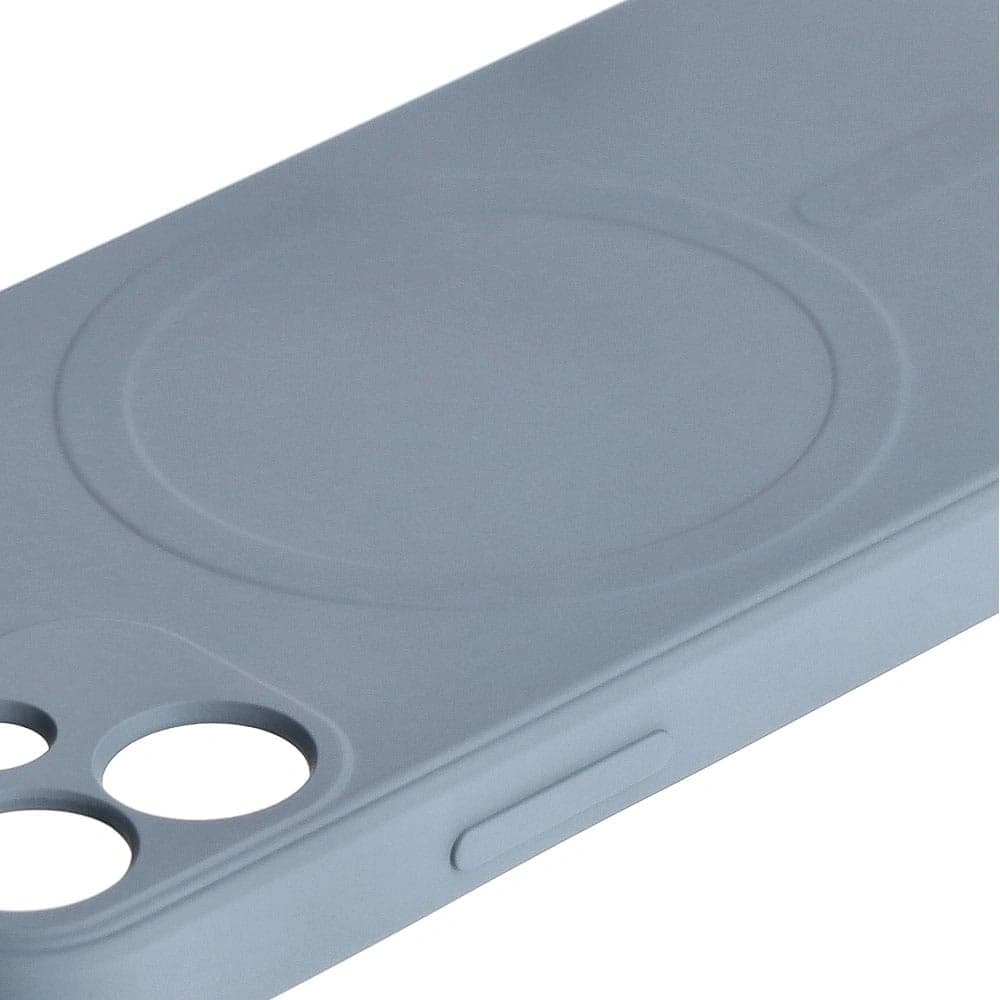 Bizon Case Silikon MagSafe Sq Apple iPhone 12 Mini grau - 5