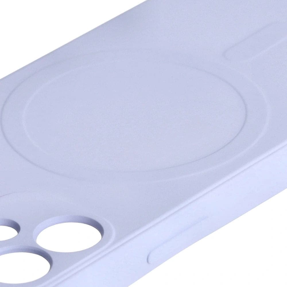 Bizon Case Silicone MagSafe Sq Apple iPhone 12 Mini violet deschis - 5