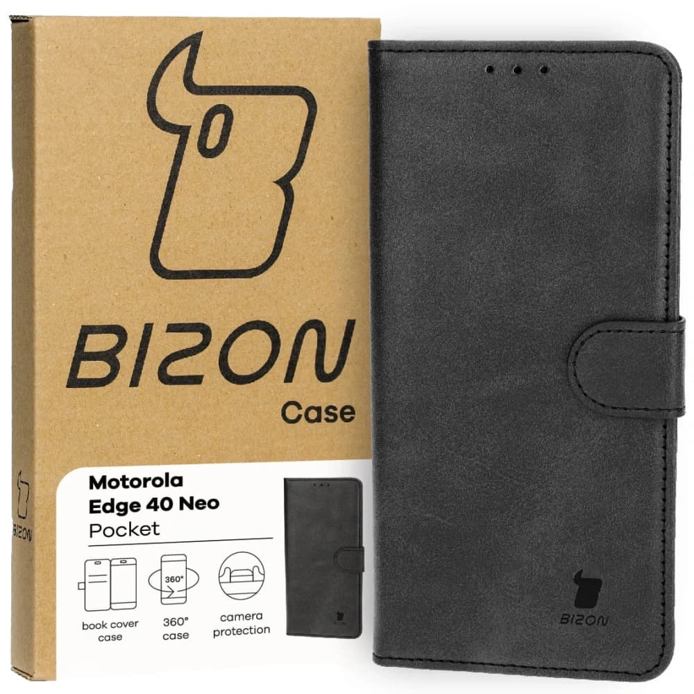 Bizon Case Pocket Motorola Edge 40 Neo black - 1