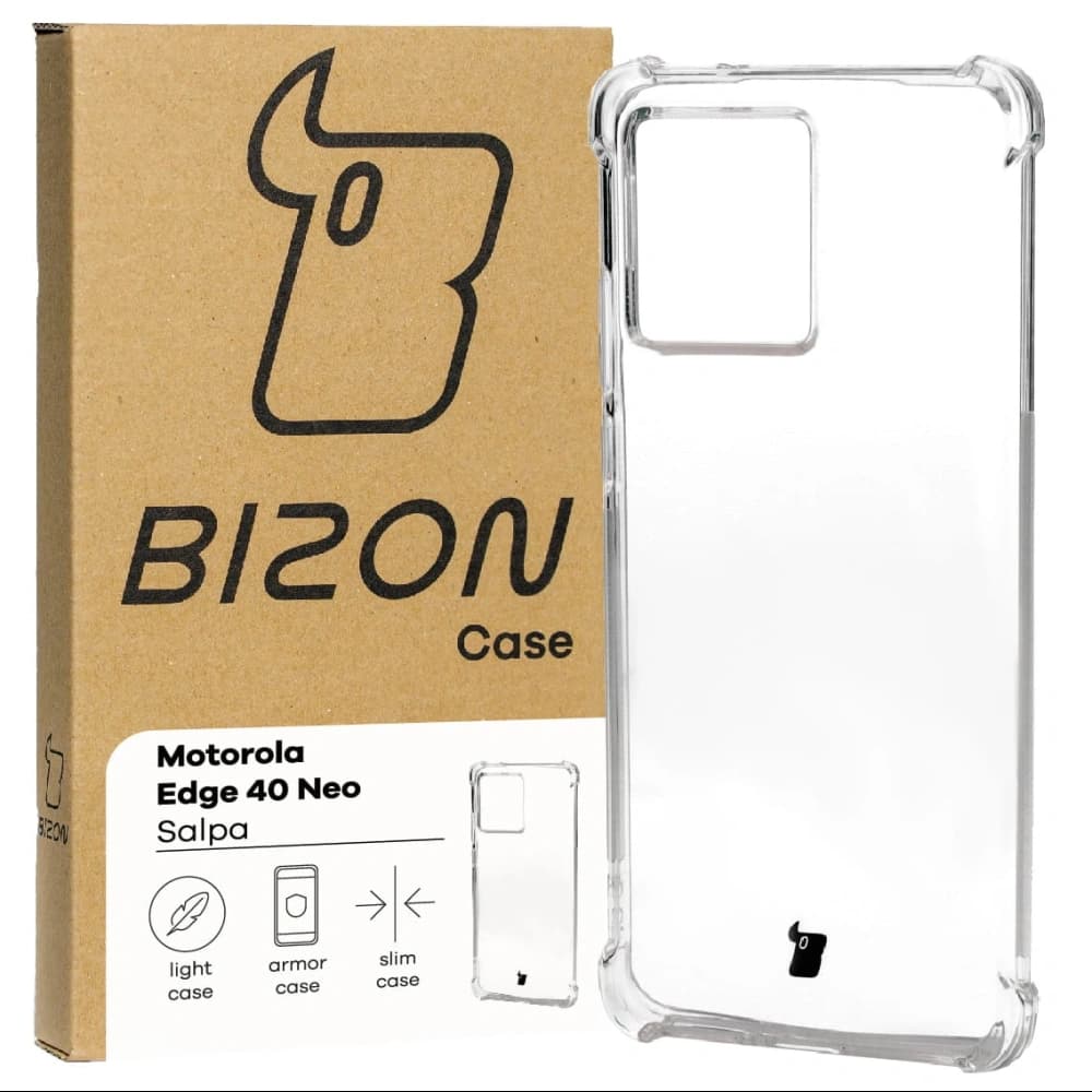 Bizon Case Salpa Motorola Edge 40 Neo clear - 1