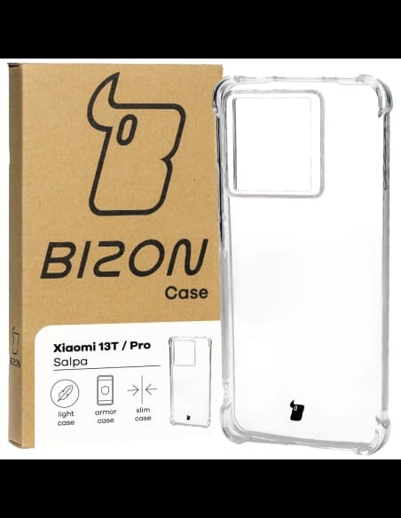 Elastické pouzdro Bizon Case Salpa pro Xiaomi 13T Pro / 13T transparentní