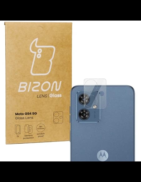 Bizon Lentilă de Sticlă Motorola Moto G54 5G [2 PACHET]