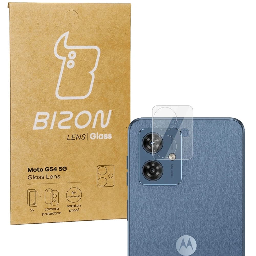 Bizon Glass Lens Motorola Moto G54 5G [2 PACK] - 1