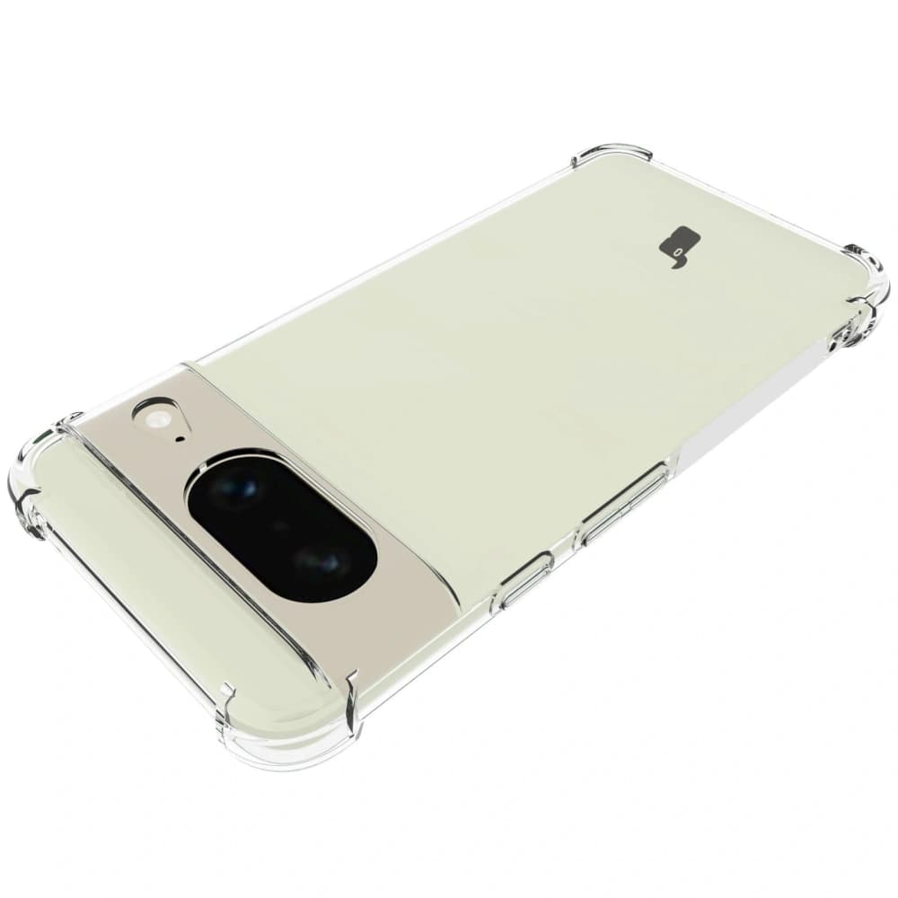 Etui + 2x sklo na displej Bizon Case Clear Pack pro Google Pixel 8 průhledné - 6