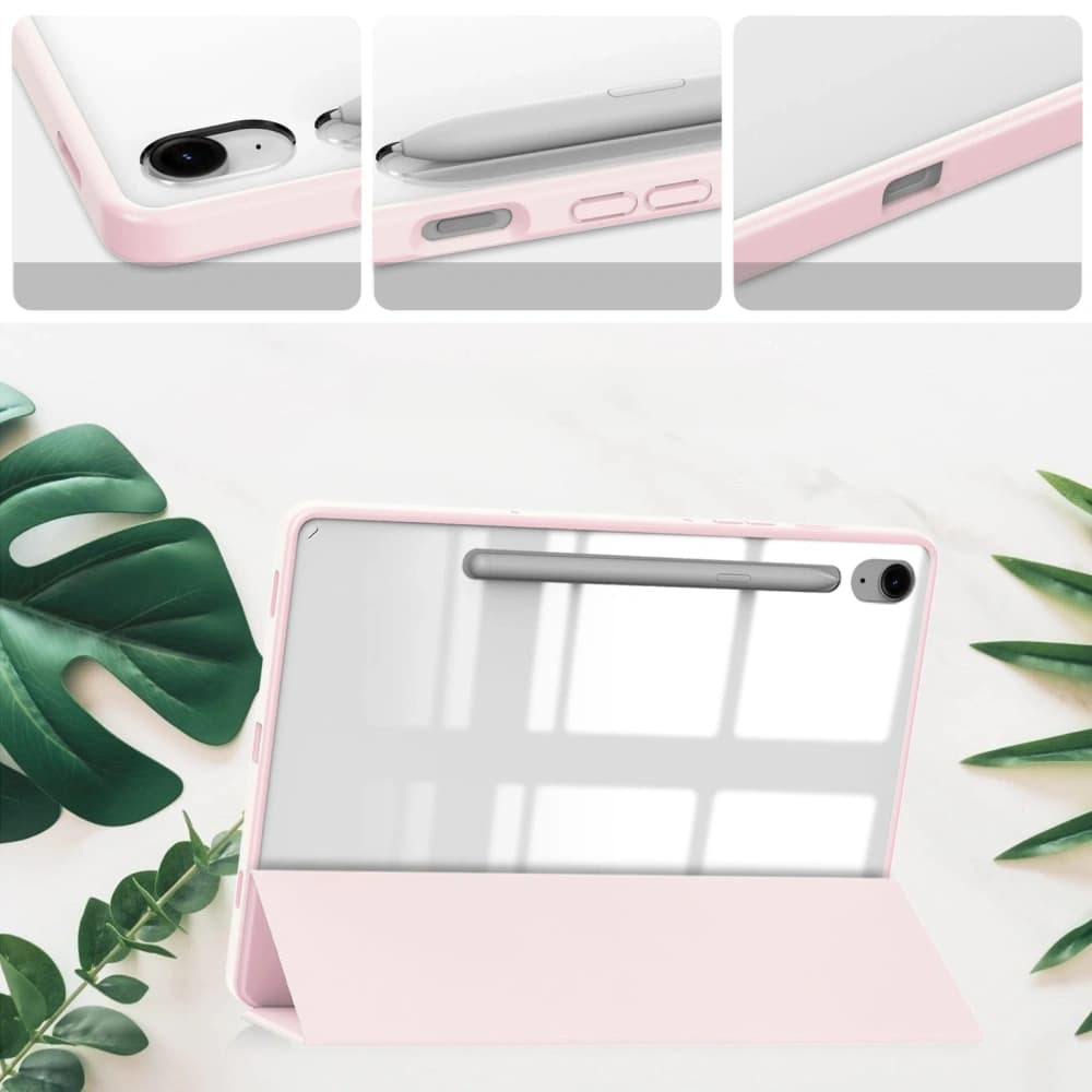 Bizon Case Tab Klar Matt Samsung Galaxy Tab S9 / S9 FE hellrosa - 3