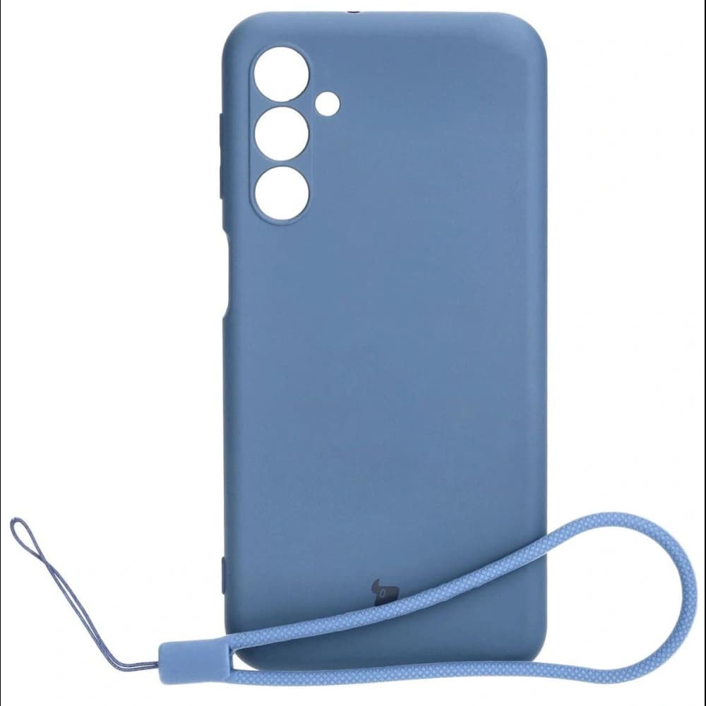 Etui Bizon Case Silicone do Samsung Galaxy M34 5G tmavě modré - 1