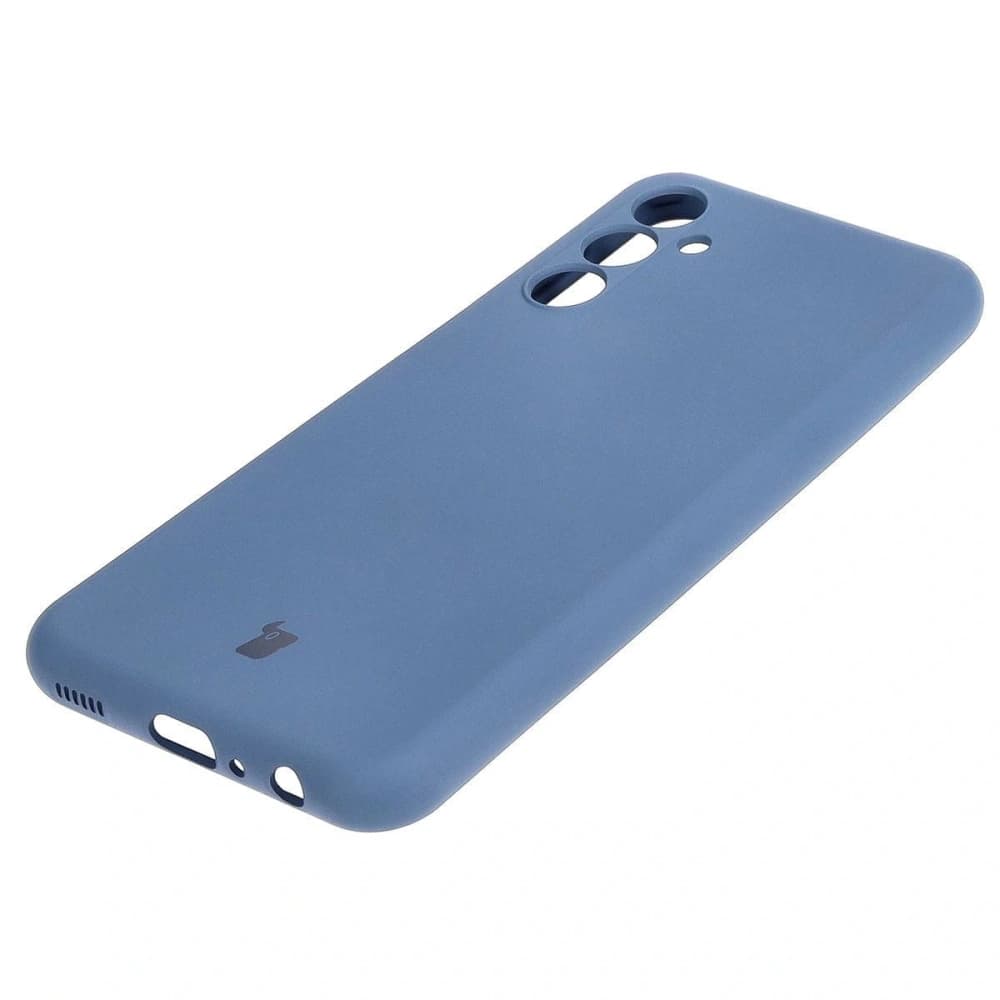 Etui Bizon Case Silicone do Samsung Galaxy M34 5G tmavě modré - 3