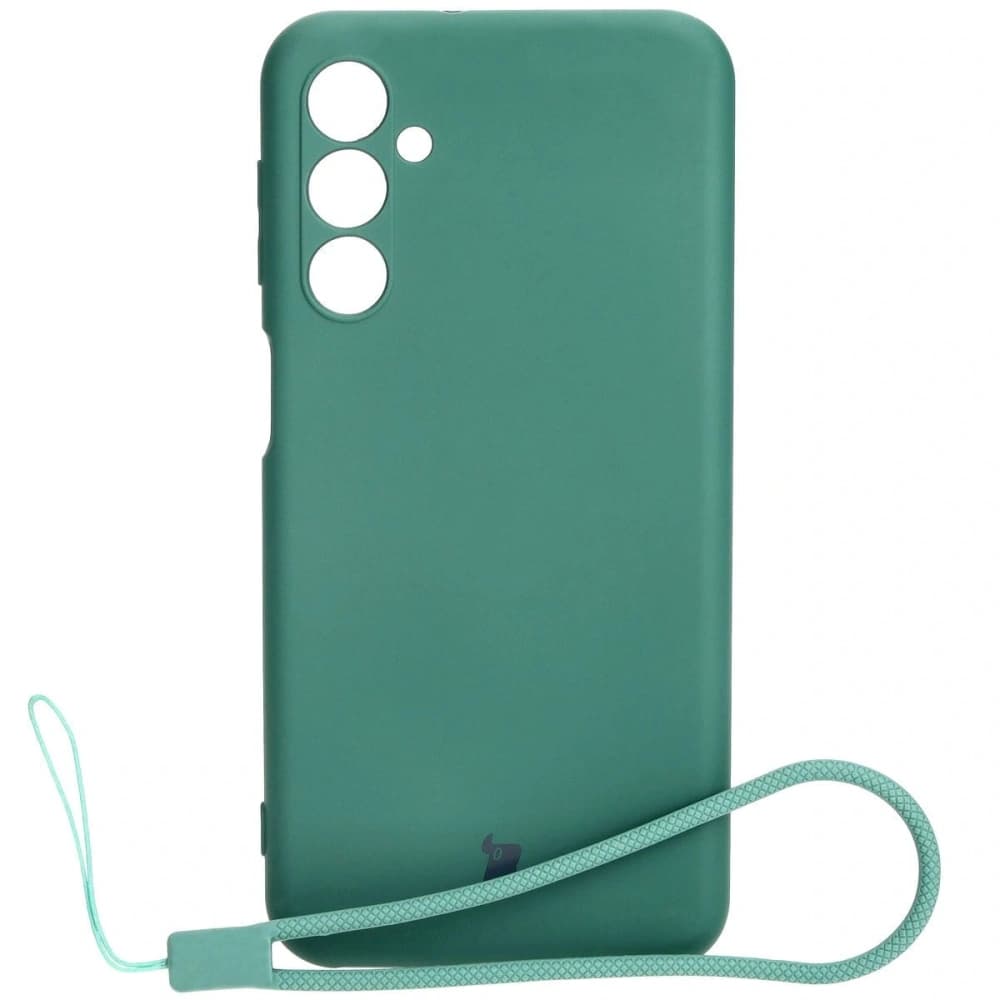 Etui Bizon Case Silicone do Samsung Galaxy M34 5G tmavě zelené - 1