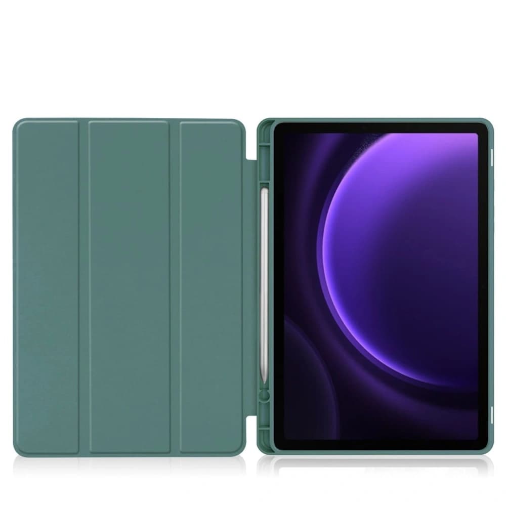 Bizon Case Tab Lizard Samsung Galaxy Tab S9 / S9 FE dark green - 7