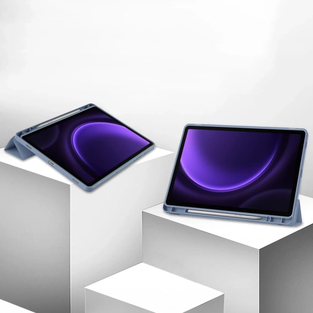 Etui Bizon Case Tab Lizard do Samsung Galaxy Tab S9 / S9 FE levandulové - 4