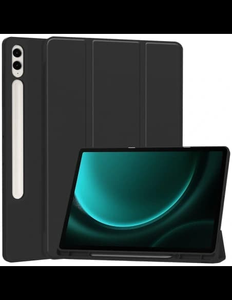 Bizon Case Tab Lizard Samsung Galaxy Tab S9 FE Plus schwarz