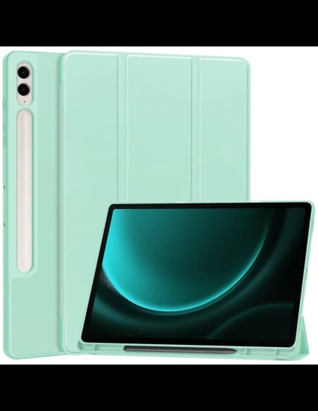 Bizon Case Tab Lizard Samsung Galaxy Tab S9 FE Plus mint