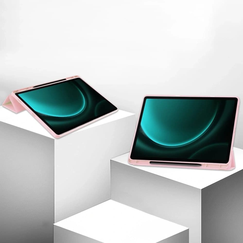 Bizon Case Tab Lizard Samsung Galaxy Tab S9 FE Plus roz - 4