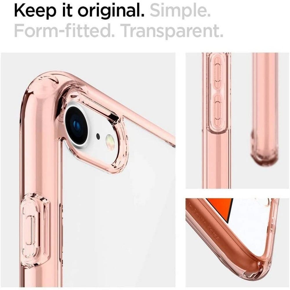 Etui Spigen Ultra Hybrid Apple iPhone SE 2022/SE 2020/8/7 Růžová krystalová - 3