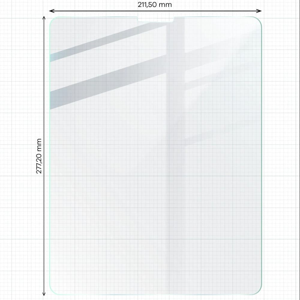 Bizon Glass Tab Clear Apple iPad Pro 12.9 2022/2021/2020/2018 [2 PACK] - 2