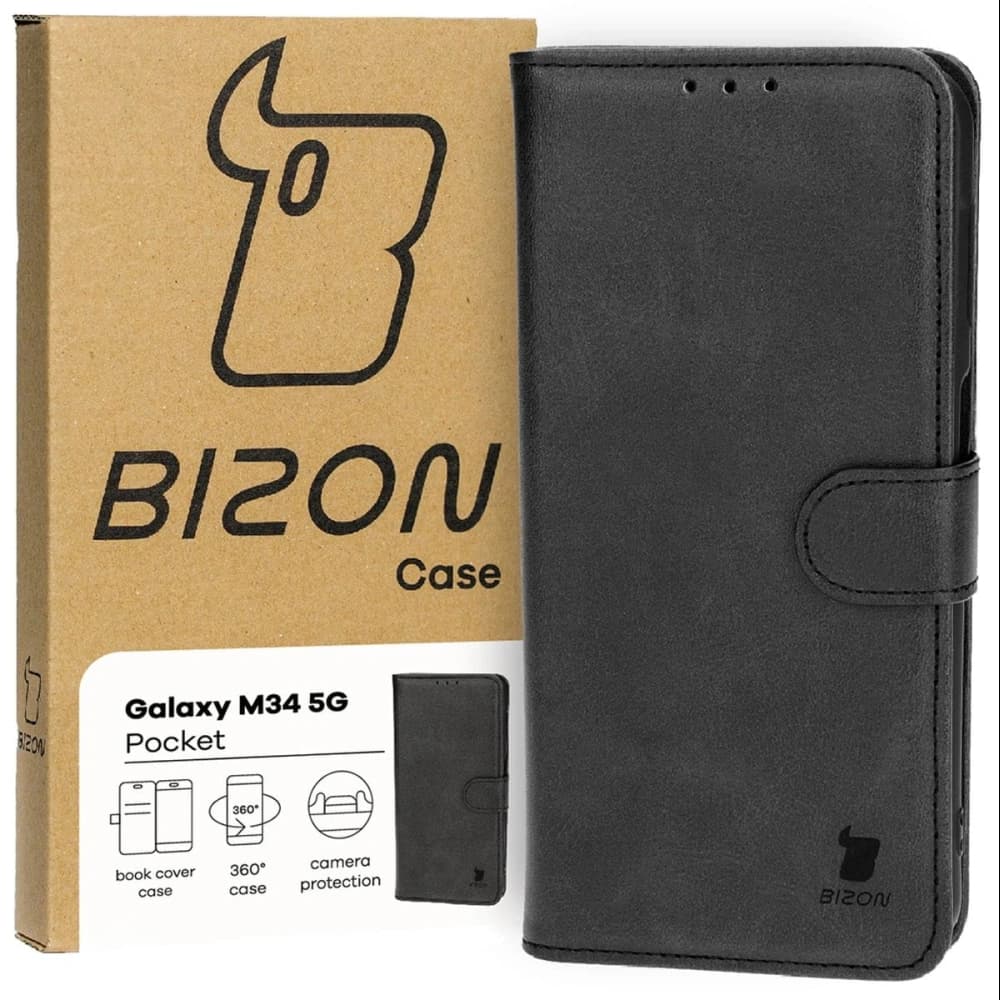 Bizon Case Pocket Samsung Galaxy M34 5G black - 1
