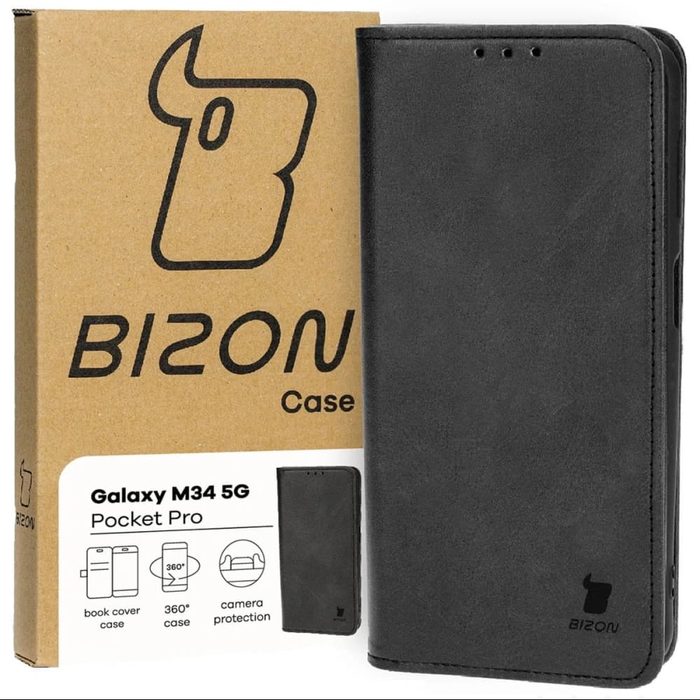 Bizon Case Pocket Pro Samsung Galaxy M34 5G schwarz - 1