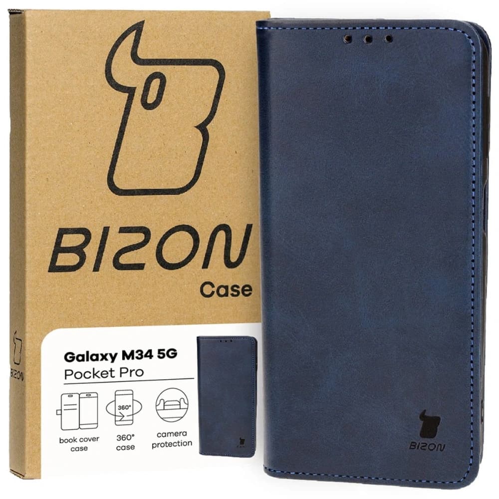 Bizon Case Pocket Pro Samsung Galaxy M34 5G sötétkék - 1
