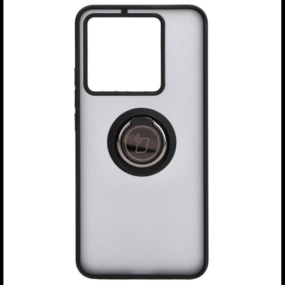 Bizon Case Hybrid Ring Xiaomi 13T Pro / 13T rauchig mit einem schwarzen Rahmen - 2