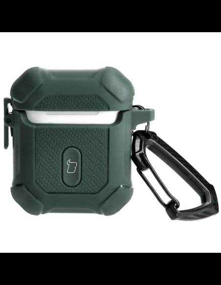 Bizon Case Headphone Armor Apple Airpods 1/2 sötétzöld