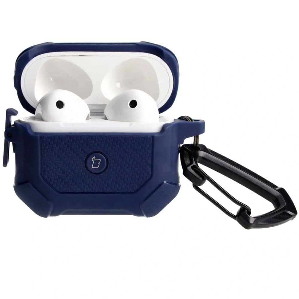 Bizon Case Kopfhörer Rüstung Apple Airpods 3 navy blau - 3