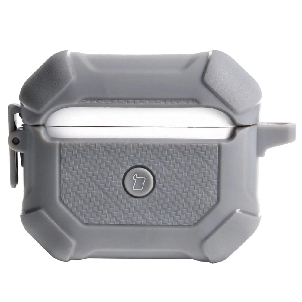 Bizon Case Kopfhörer Rüstung Apple Airpods 3 grau - 2