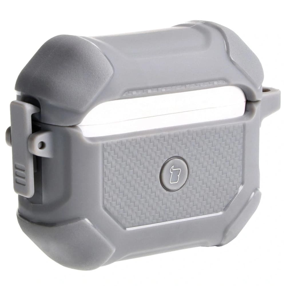 Bizon Case Kopfhörer Rüstung Apple Airpods 3 grau - 4