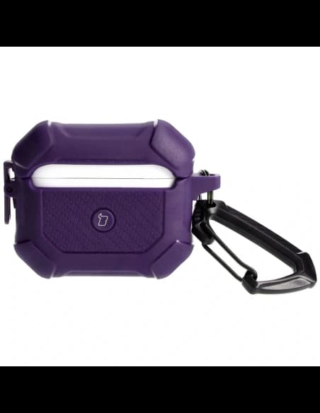 Bizon Case Kopfhörer Rüstung Apple Airpods 3 lila