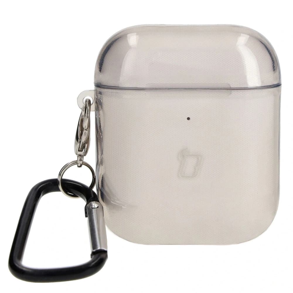 Etui Bizon Case Headphone Clear pro Airpods 1/2 průhledné-černé - 1