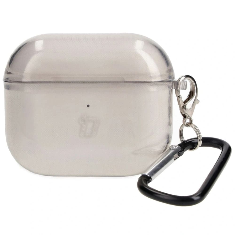 Etui Bizon Case sluchátka Clear pro Airpods 3 průhledné-černé - 1