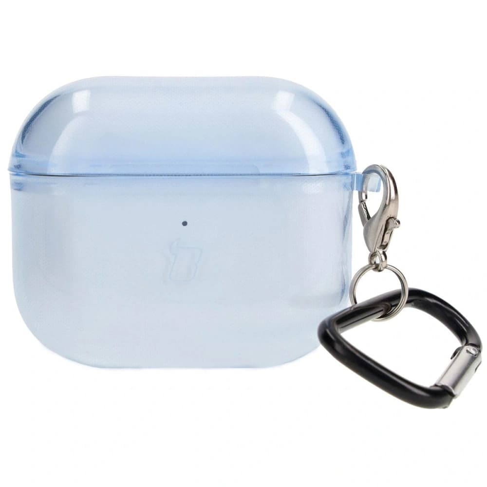 Bizon Case Kopfhörer Clear Airpods 3 klar-blau - 1