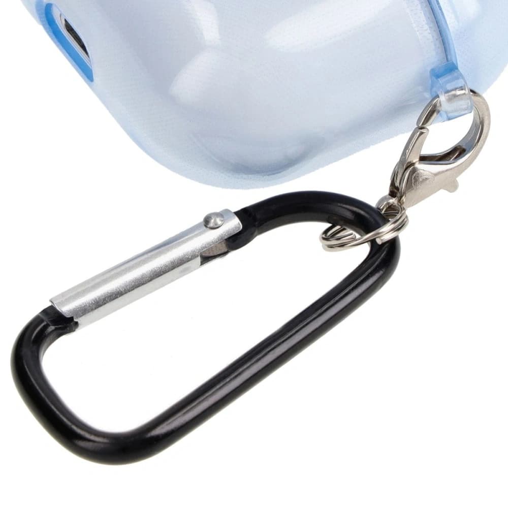 Bizon Case Kopfhörer Clear Airpods 3 klar-blau - 5