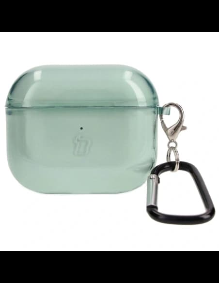 Bizon Case Kopfhörer Clear Airpods 3 klar-grün