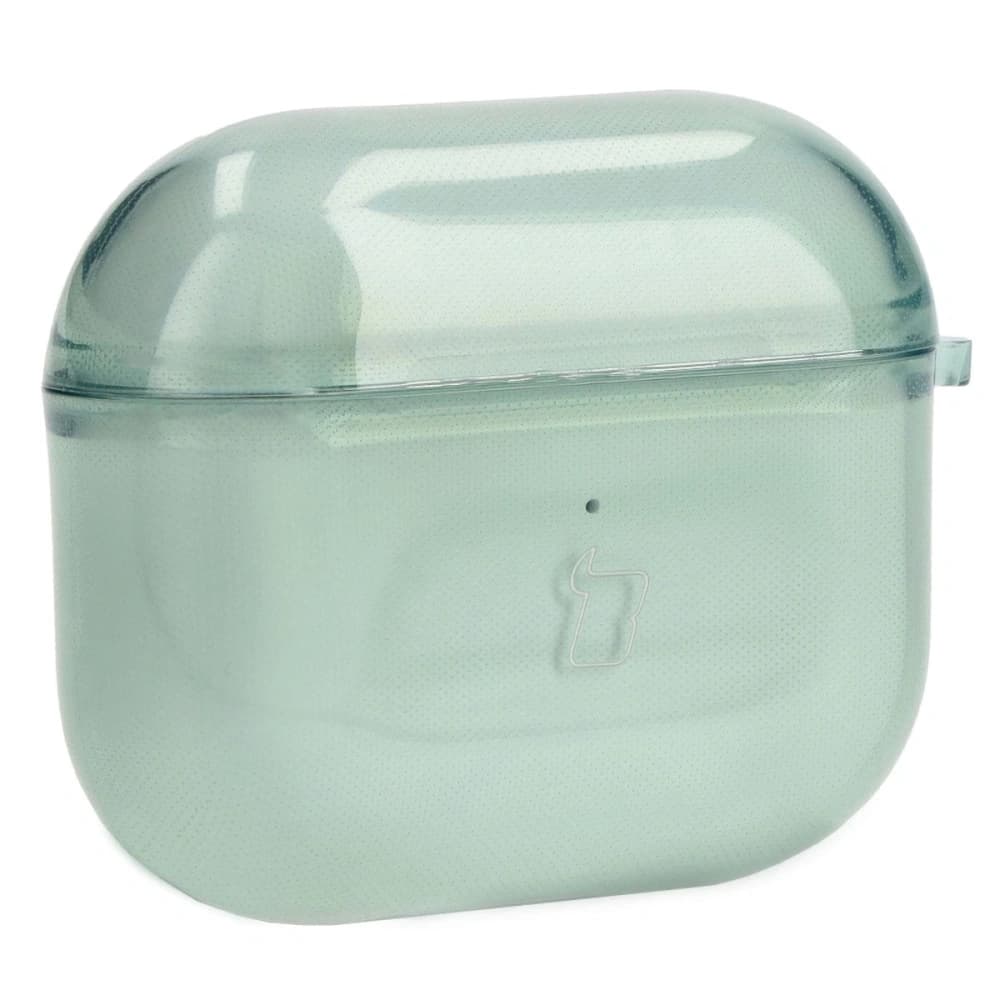 Etui Bizon Case sluchátka Clear pro Airpods 3 průhledno-zelené - 4