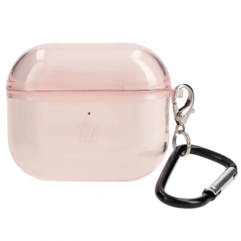 Bizon Case Kopfhörer Klare Airpods 3 klar-rosa - 1