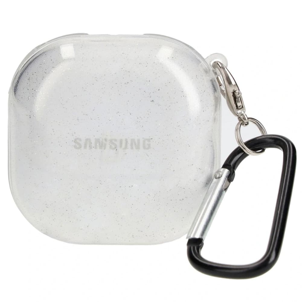 Bizon Case Headphone Clear Samsung Galaxy Buds Live / Pro / Buds2 / Buds2 Pro / Buds FE clear-glitter - 1
