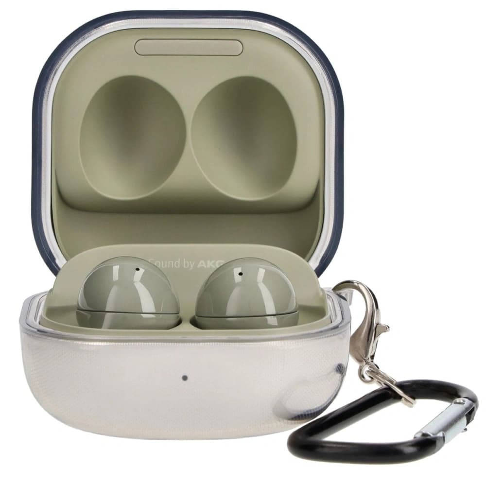 Bizon Case Headphone Clear Samsung Galaxy Buds Live / Pro / Buds2 / Buds2 Pro / Buds FE clear-black - 3