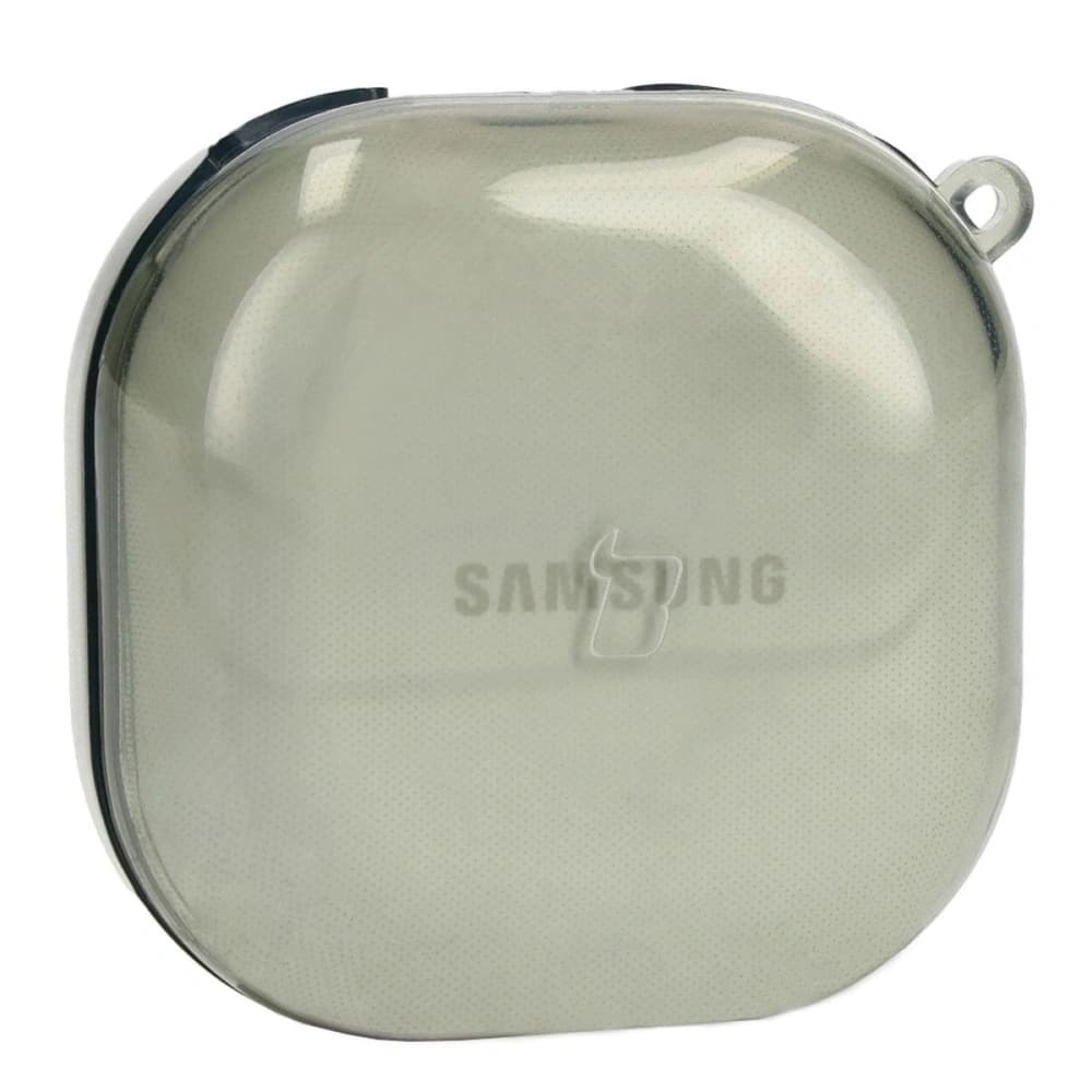Etui Bizon Case Headphone Clear do Samsung Galaxy Buds Live / Pro / Buds2 / Buds2 Pro / Buds FE průhledně-zelené - 4