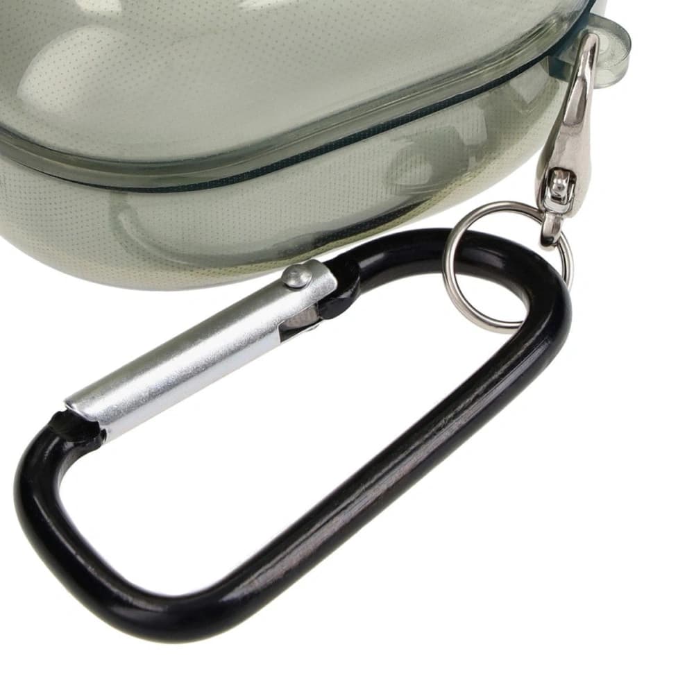 Etui Bizon Case Headphone Clear do Samsung Galaxy Buds Live / Pro / Buds2 / Buds2 Pro / Buds FE průhledně-zelené - 5