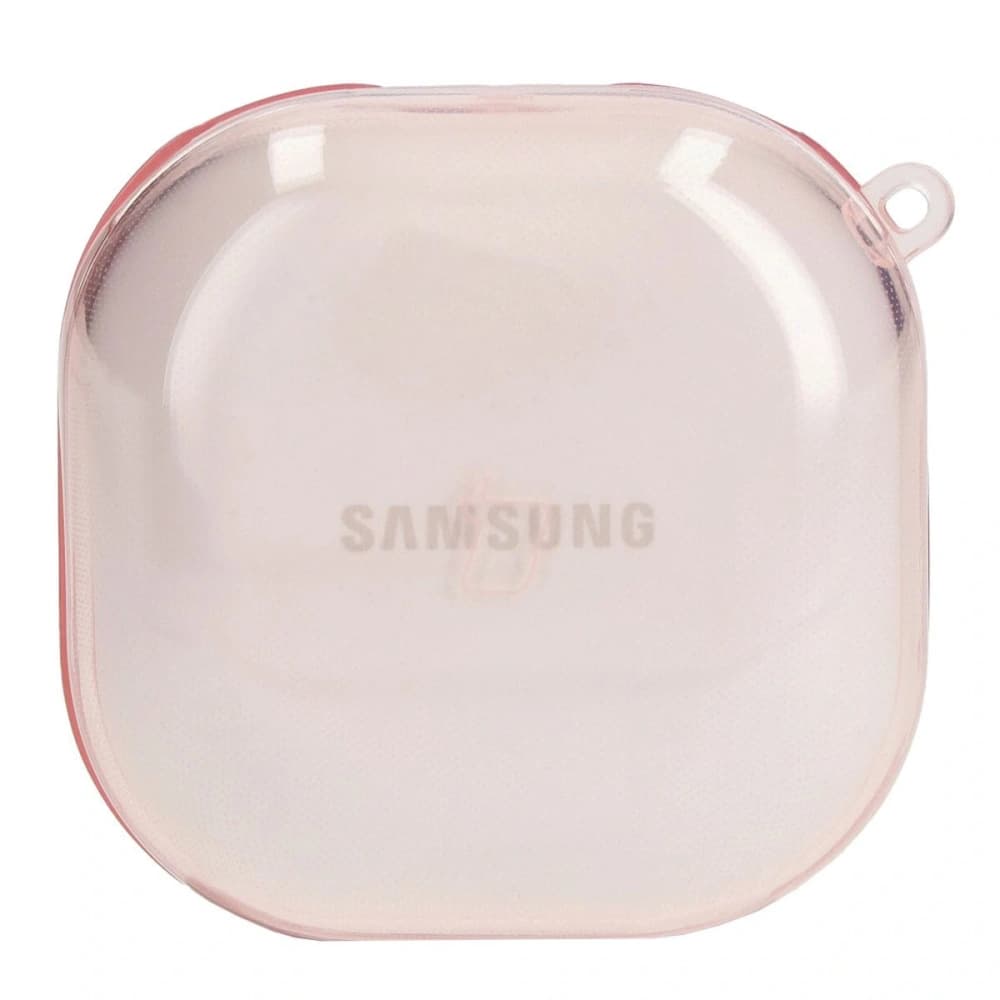 Bizon Case Kopfhörer Clear Samsung Galaxy Buds Live / Pro / Buds2 / Buds2 Pro / Buds FE klar-rosa - 2